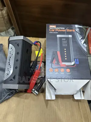 Multifunctional Car Power Bank With Car Jump Start Tire Inflator