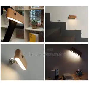 LED Wall Sconces Nordic Wood Motion Sensor Night Light