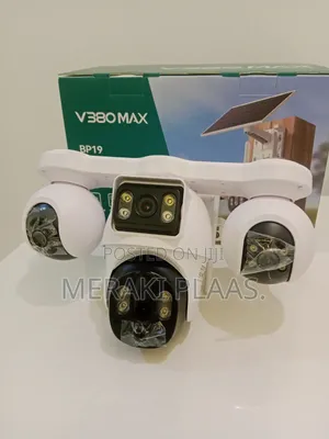 Four Lens CCTV Solar Camera