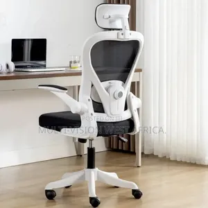 Ergonomic Office Chair With Adjustable Armrest With Tilt Mechanism .