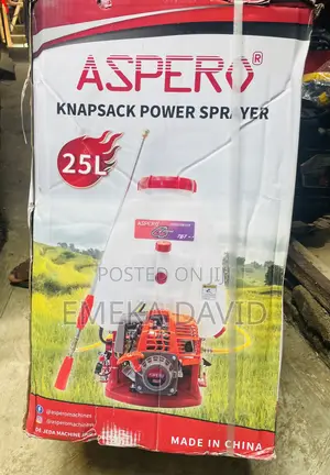 Aspero 4-Stroke Knapsack Power Sprayer.