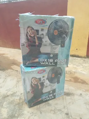 Original 18" Wall Mounted Non - Rechargeable" Wall Fan"