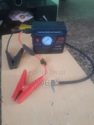 4 in 1 Car Battery Jumper With Compressor Tire Pump, Powerbank, Torch