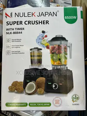 6500W Nulek Japan Super Crusher Blender With Timer (Copper Coil)