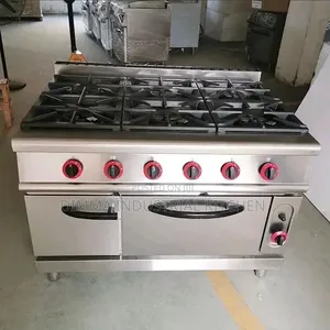 6 Burner Cooker With Oven