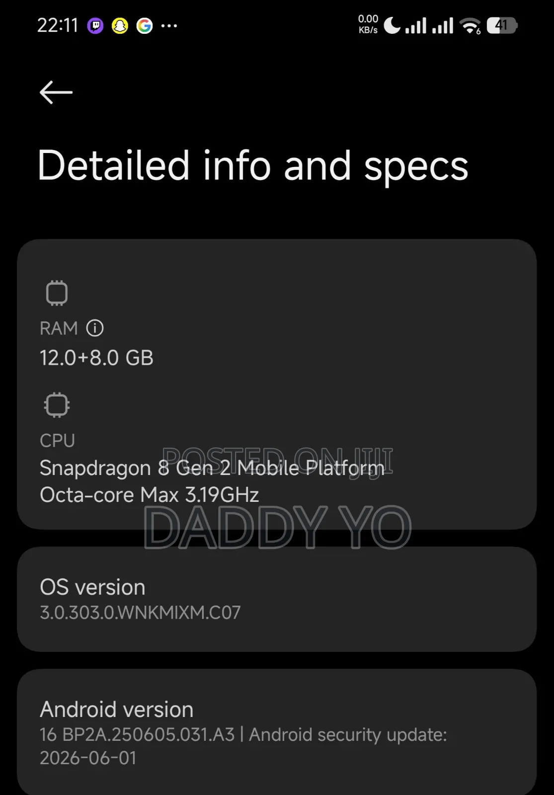 Xiaomi Poco F6 Pro 512 GB Black
