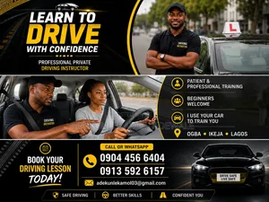 Professional Private Driving Instructor in Lagos