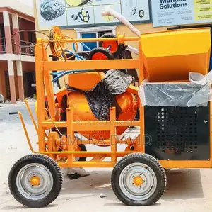 Hydraulic Self-Loading Concrete Mixer Powered by a Diesel Engine