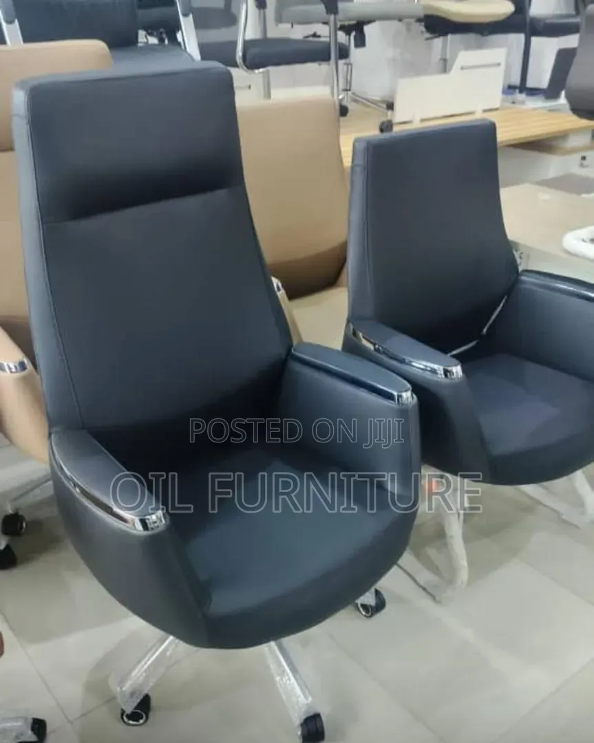 Executive Leather Office Chairs Combo Set - High-Back