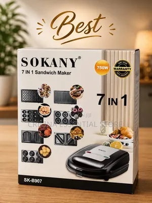 Sokany 7-in-1 Sandwich Maker