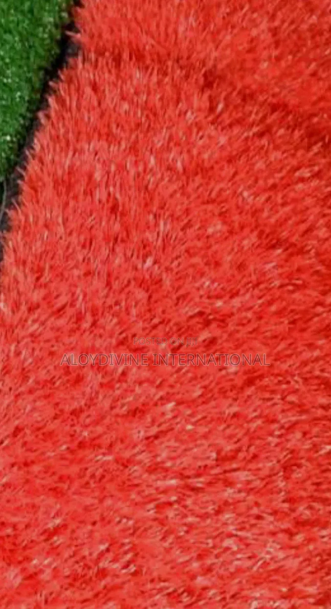Synthetic Grass Carpet RED COLORED