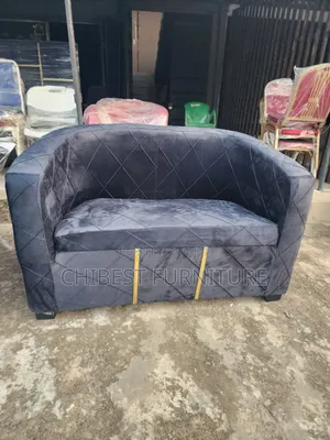 Grey Two Seater Sofa Couch.