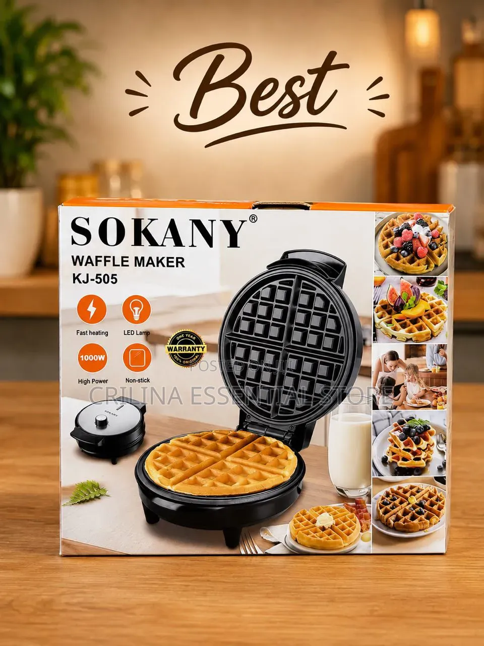 Sokany Waffle Maker