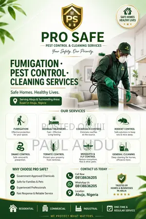 Pro-Safe Pest Control and Cleaning Service