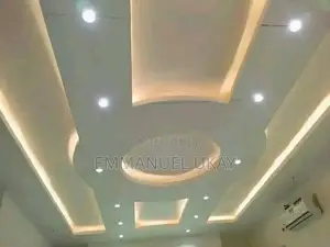 Gypsum Board Installation at 25,000 Naira Per Square Meter