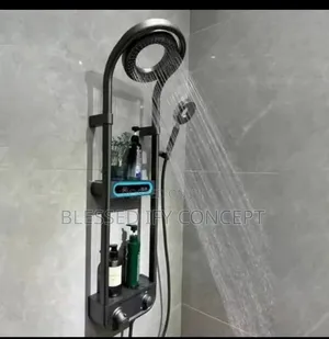 Smart Digital Display Piano Shower System Circular Overhead Rainfall