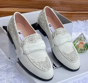 Pure Leather White Shoes