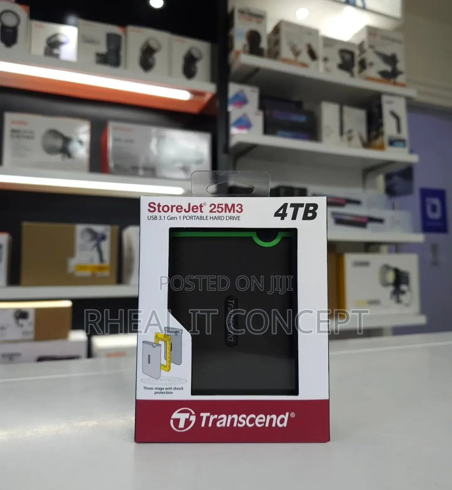 Transcend External Hard Drive 4TB