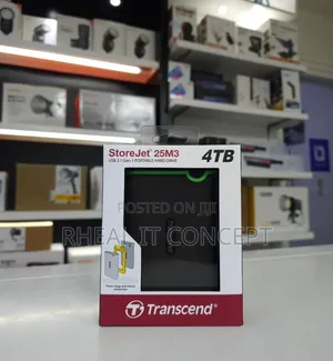 Transcend External Hard Drive 4TB