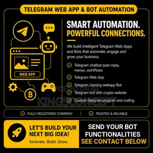 Telegram Bot & WebApp - Auto-Reply Menus, Workflows & Automation