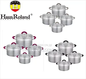 4 PCS HausRoland Stainless Steel Pot Set Hr121-1