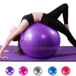 65cm Yoga and Pilates Ball With Pump