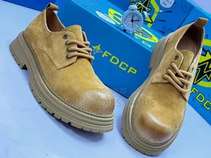 Low-Cut Chunky Lace-Up Shoes Tan/Khaki Size 40-46