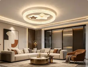 Modern Crystal Star LED Ceiling Light -for Living Room, Bedroom, Hotel