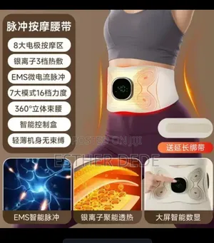 EMS Smart Pulse Fat Burning Slimming Waist Belt Abdominal Fitnes