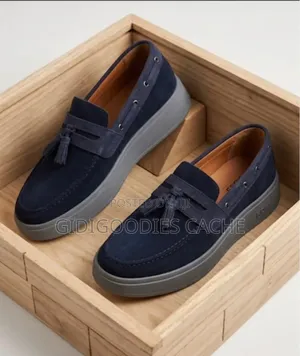 Men's Tassel Slip-on Loafers Blue/Black/Brown Size 40-46