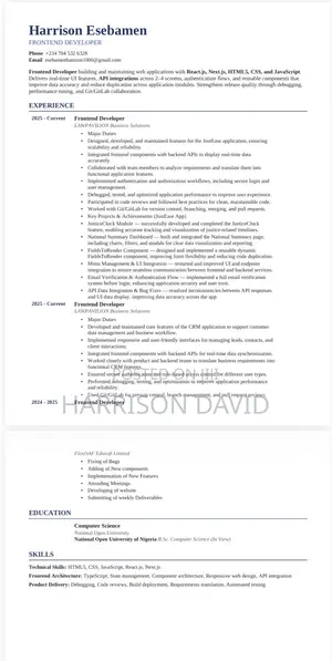 Computing It Cv