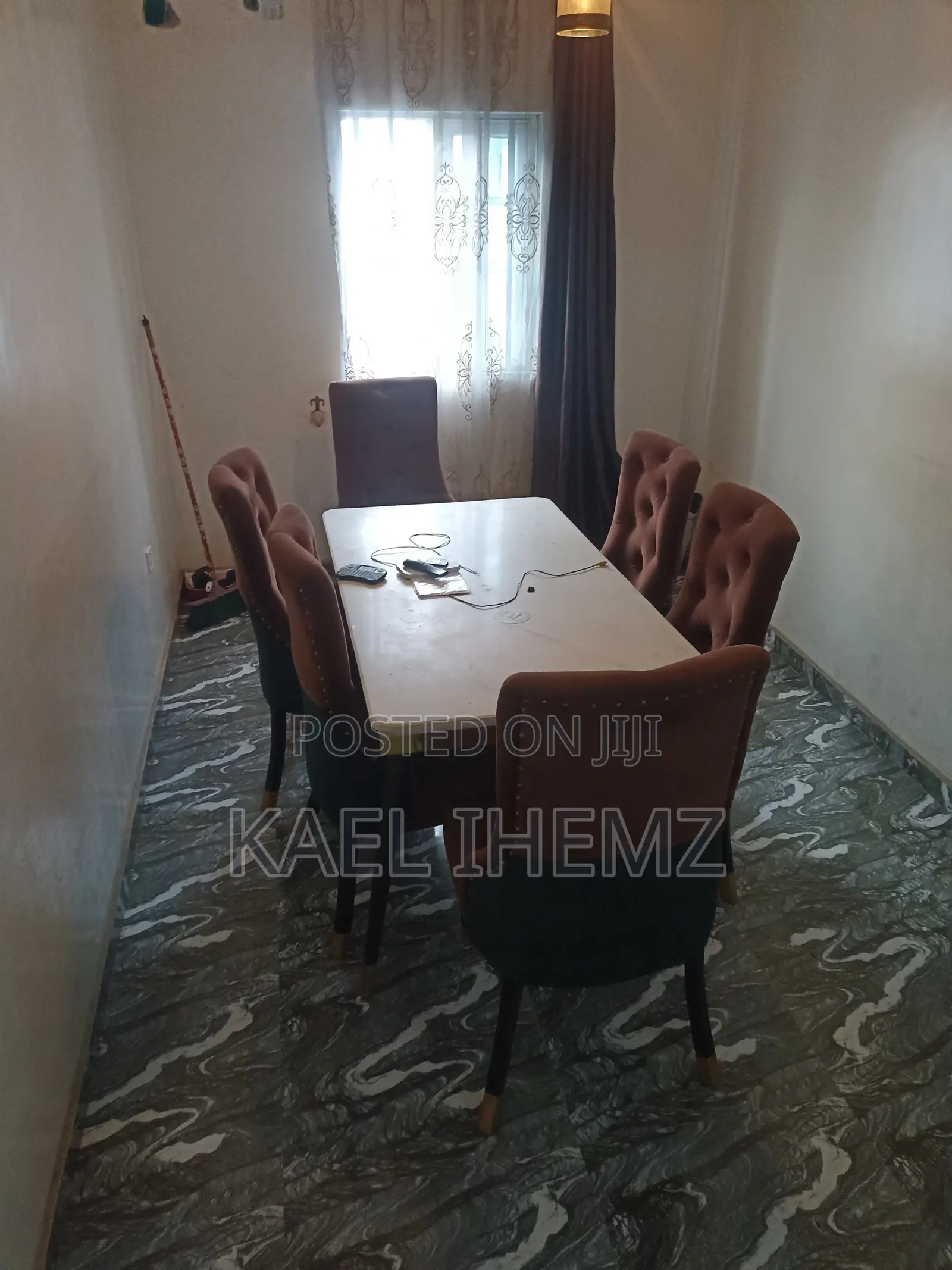 Marble Top Dining Table