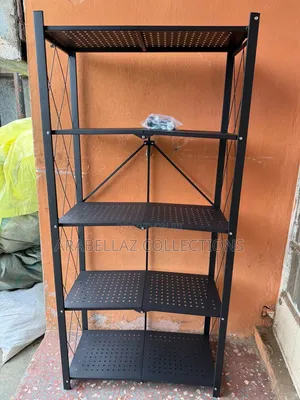 Quality Multifunctional 5layer Foldable Kitchen Rack