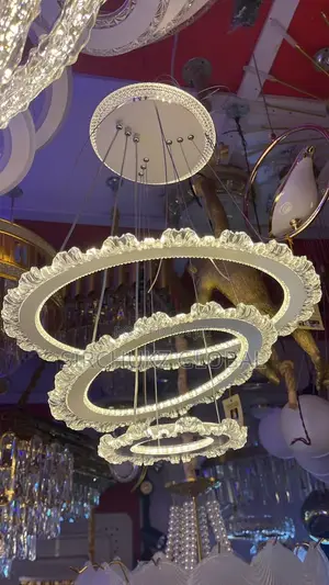 3-Ring LED Chandelier Pendant Light