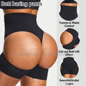 High Waisted Butt Lifting Tummy Slimming Tight With Fishbones