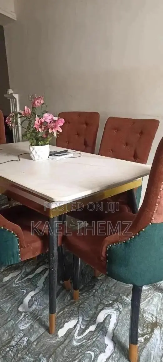 Marble Top Dining Table