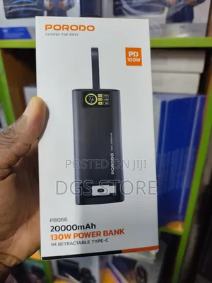 Porodo Pb066 20,000mah 130w Power Bank