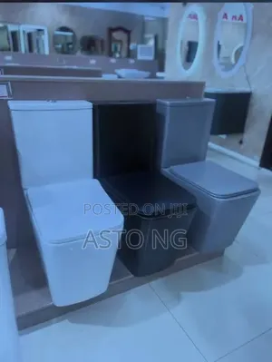 Modern One-Piece Water Closet (WC) Toilet With Soft Close Seat – White