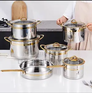 11pcs Stainless Steel Pot Set