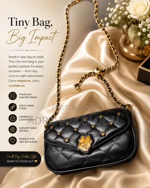 Quality Pure Leather Mini Long Handle Bag