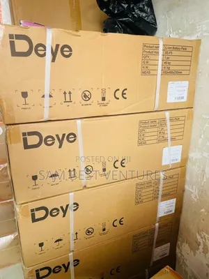 5kwh 48v Deye Solar Lithium Batteries Display