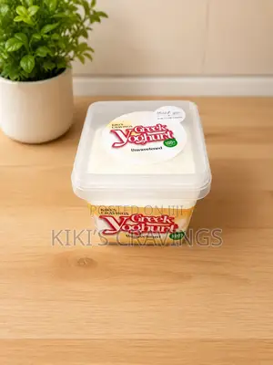 Fresh Homemade Greek Yoghurt | Plain Creamy | Kiki's Cravings