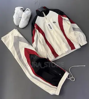 Premium Men’s Color Block Tracksuit Set–Full Zip Sportswear (2-Piece)