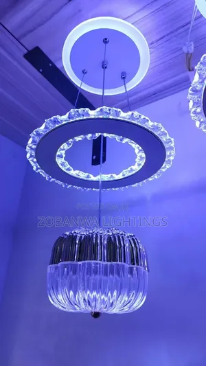 Modern Ring LED Crystal Ceiling Chandelier