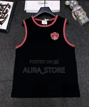 Premium Men’s Sleeveless Knit Tank Top – Casual Crew Neck Vest