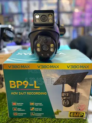 Solar Dual Lens PTZ Camera (V380 Max)