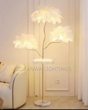 Nordic Designer LED Floor Lamp Feather Light