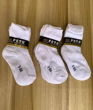 Premium Quality Black and White Socks