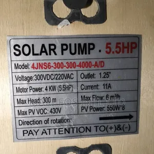 Solar Submersible Pump