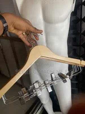 Wooden Hanger With Clip